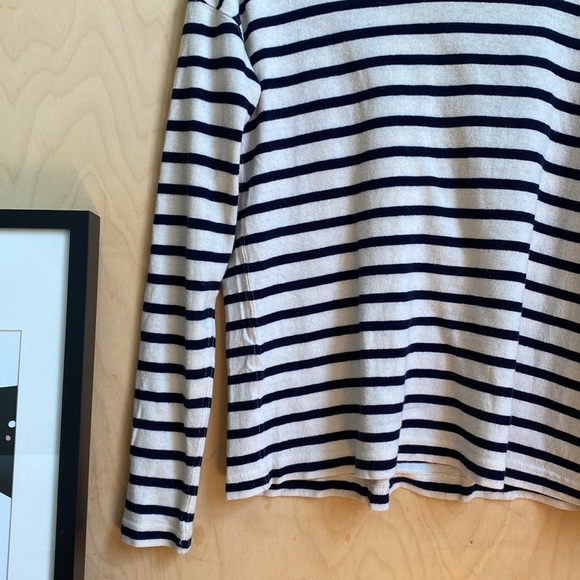 JCrew | Strip Turtle Neck Top S - Picture 3 of 7